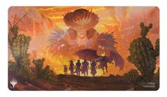 Outlaws of Thunder Junction Gang Silhouette AR Enhanced Holofoil Standard Gaming Playmat