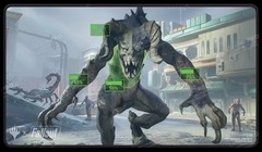 Fallout® V.A.T.S. Black Stitched Standard Gaming Playmat