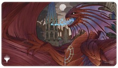 March of the Machine Aftermath Niv-Mizzet, Supreme White Stitched Standard Gaming Playmat