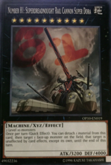 Number 81: Superdreadnought Rail Cannon Super Dora - OP10-EN019 - Common - Unlimited Edition