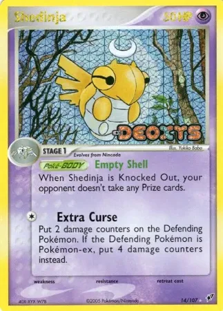 Shedinja - 14/107 - Holo Rare - Reverse Holo