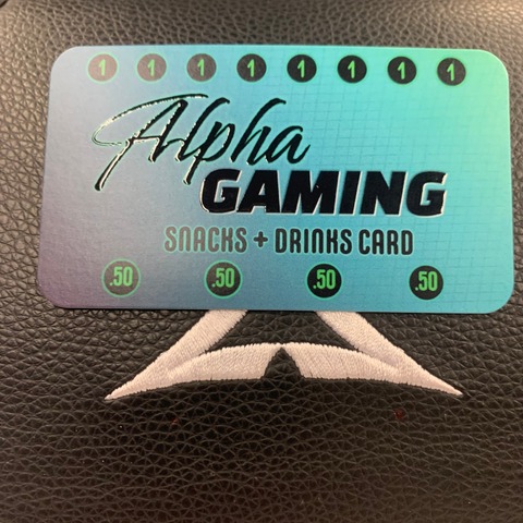 Alpha Snack Card