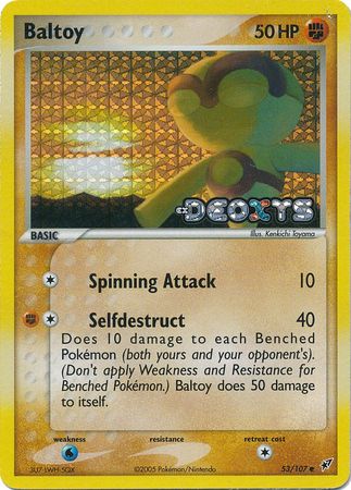 Baltoy - 53/107 - Common - Reverse Holo Baltoy - 53/107 - Common - Reverse Holo
