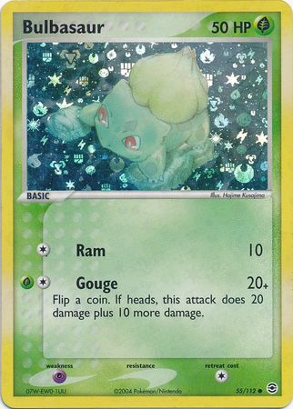 Bulbasaur - 55/112 - Common - Reverse Holo Bulbasaur - 55/112 - Common - Reverse Holo