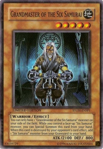 Grandmaster of the Six Samurai STON-ENSP1 Super Rare