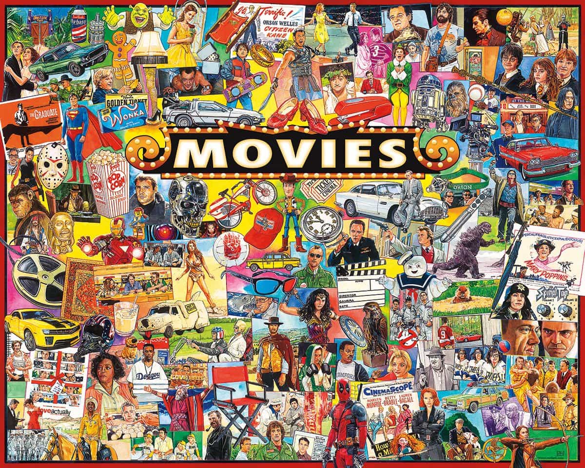 The Movies (1338pz) - 1000 Piece Jigsaw Puzzle