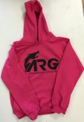 ARG Pink (Black Letters) Hooded Sweatshirt