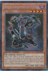 Ninja Grandmaster Hanzo - CT09-EN003 - Secret Rare - Limited Edition