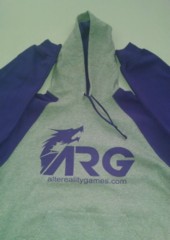 ARG Purple / Grey Hooded Sweatshirt