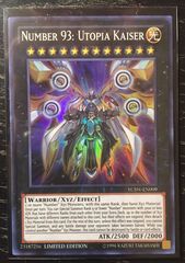 Number 93: Utopia Kaiser - YCSW-EN009 - Super Rare - Limited Edition