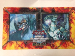 WCQ Top Cut Playmat 2014 Amulet Dragon Dark Magician Girl Knight
