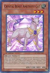 Crystal Beast Amethyst Cat - RYMP-EN041 - Super Rare - 1st Edition