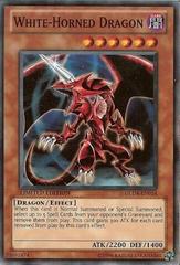 White-Horned Dragon - GLD4-EN014 - Common - Limited Edition