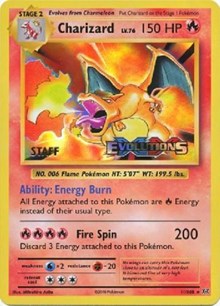 charizard (XY Evolutions Staff Prelease)