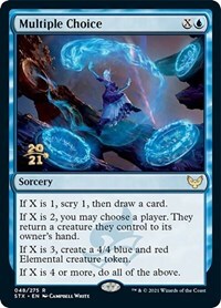 Multiple Choice - STX Prerelease - Foil