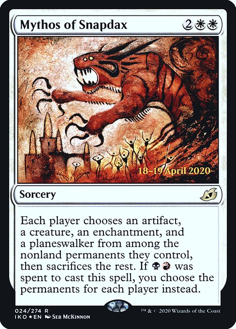 Mythos of Snapdax - IKO Prerelease - Foil