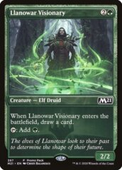 Llanowar Visionary - Foil - Dark Frame Promo Pack