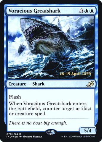 Voracious Greatshark - IKO Prerelease - Foil