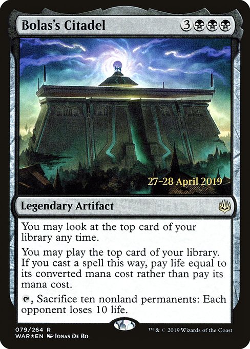 Bolass Citadel - WAR Prerelease - Foil