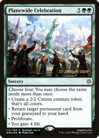 Planewide Celebration - WAR Prerelease - Foil