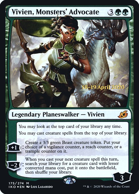 Vivien, Monsters Advocate - IKO Prerelease - Foil