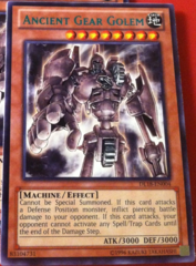 Ancient Gear Golem - Green - DL18-EN004 - Rare - Unlimited Edition