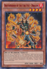 Brotherhood of the Fire Fist - Dragon - Red - DL18-EN008 - Rare - Unlimited Edition