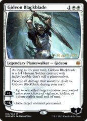 Gideon Blackblade - WAR Prerelease - Foil