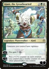 Ajani, the Greathearted - WAR Prerelease - Foil