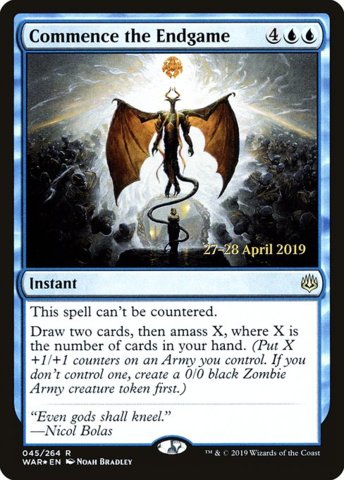 Commence the Endgame - WAR Prerelease - Foil