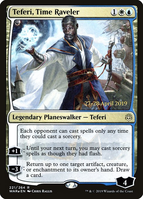 Teferi, Time Raveler - WAR Prerelease - Foil