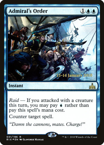 Admirals Order - RIX Prerelease