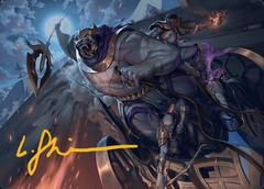 Zahur, Glory's Past Art Card - Gold-Stamped Signature