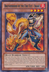 Brotherhood of the Fire Fist - Snake - Blue - DL18-EN009 - Rare - Unlimited Edition