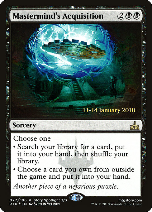 Masterminds Acquisition - RIX Prerelease