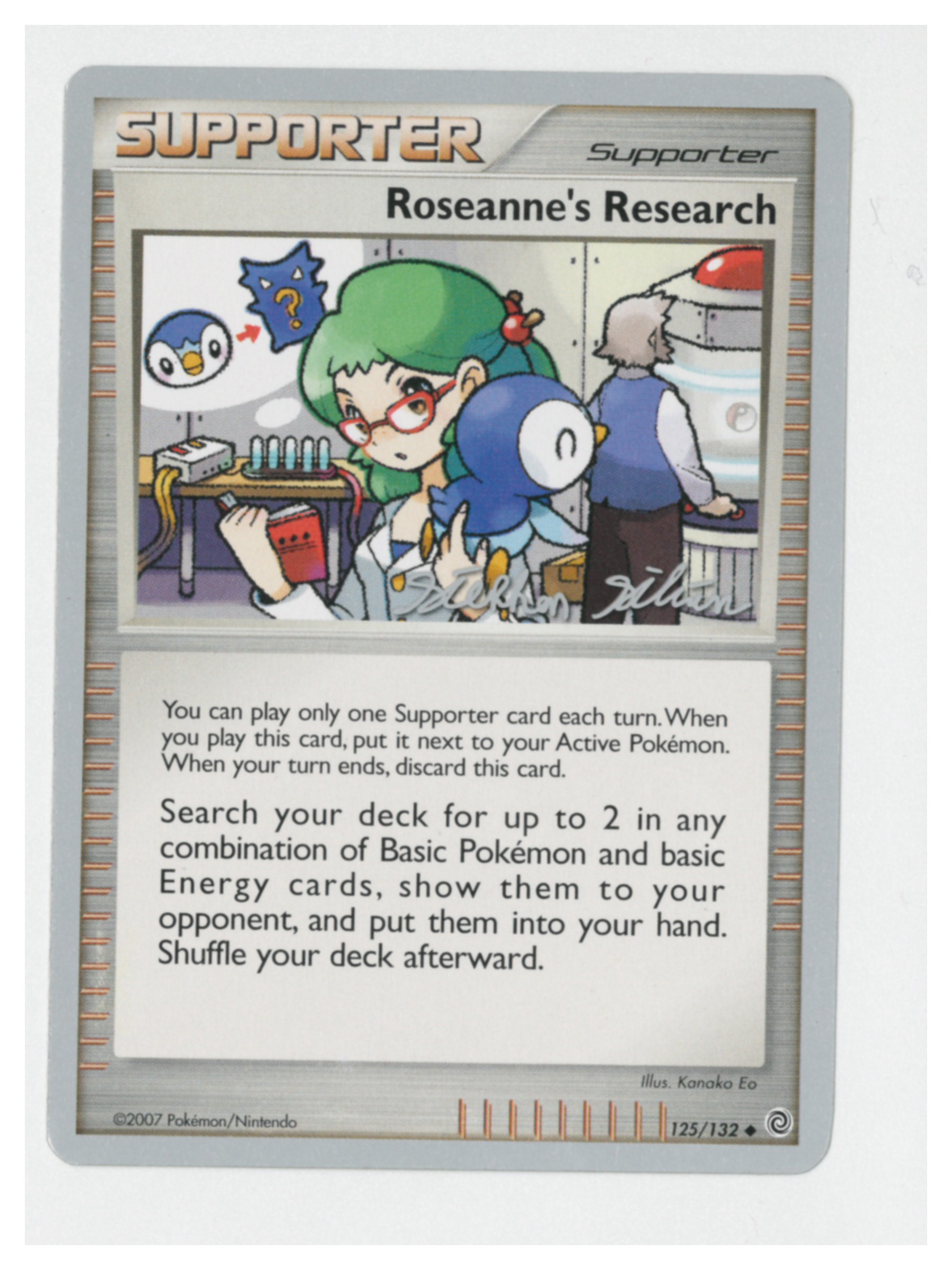 Roseannes Research - Stephen Silvestro - WCS 2009