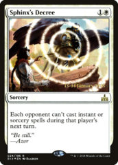 Sphinx's Decree - RIX Prerelease