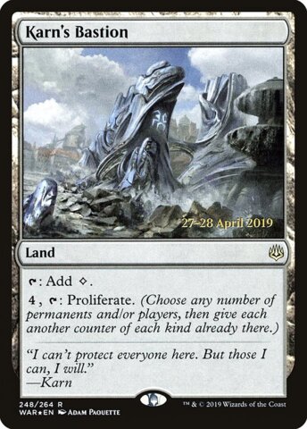 Karns Bastion - WAR Prerelease - Foil
