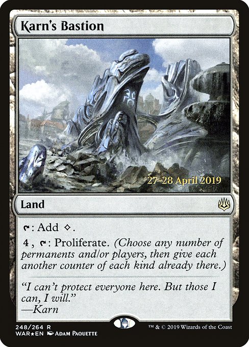 Karns Bastion - WAR Prerelease - Foil
