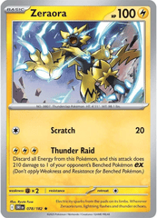 Zeraora - 078/182 - Holo Rare - Reverse Holo