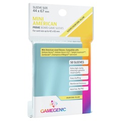 Gamegenic - Mini American - Prime Board Game Sleeves (50 Count) - Yellow