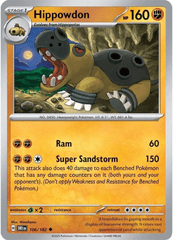 Hippowdon - 106/182 - Uncommon - Reverse Holo