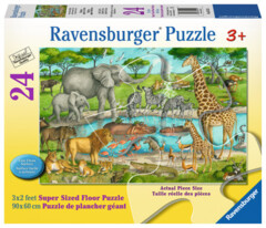 24 piece puzzle: Watering Hole Delight