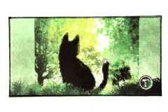 TOYGER Fluffy Playmat - Animal: Cat and Bird