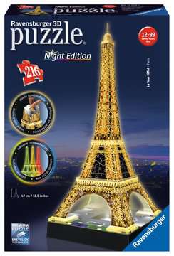 216 piece puzzle: Eiffel Tower by Night