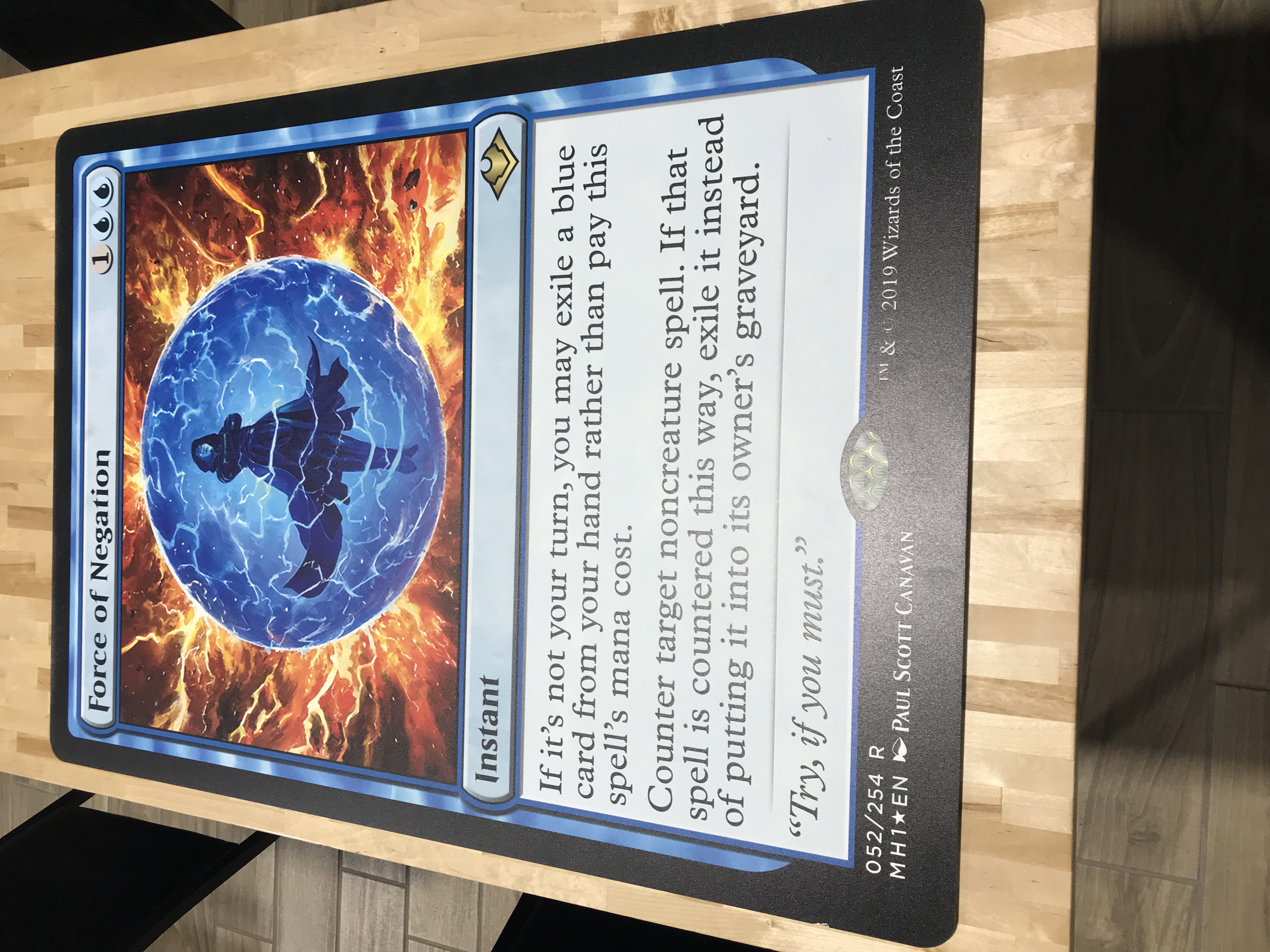 Force of Negation - Giant Magicfest Card