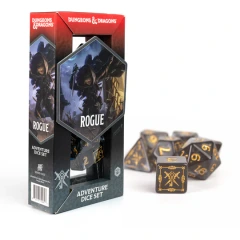 Sirius Dice: D&D Adventure Dice - Rogue: Black