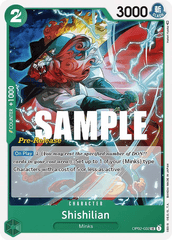 Shishilian - OP02-032 - P - Paramount War Pre-release Promo