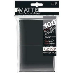 Ultra Pro - 100ct Pro-Matte Black Standard Deck Protectors