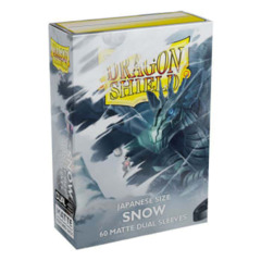 Dragon Shield Dual Matte Japanese Sleeves - Snow (60-Pack)